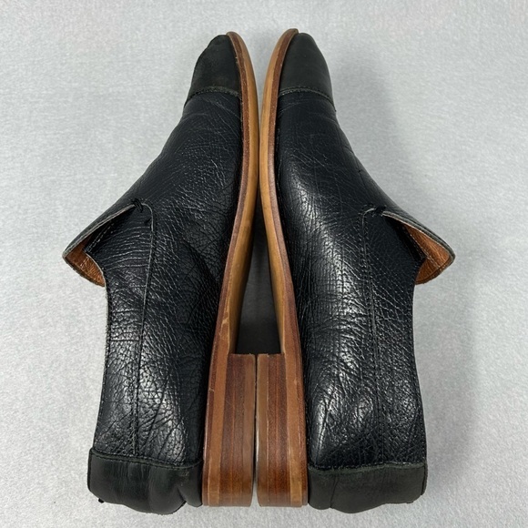 Jeffery Campbell Women's Black Leather Berkley Loafers Size 6.5 - Picture 11 of 14